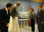 Explicando el proyecto a María José Sánchez,  Nieves Masegosa,  Sergio Moreno y Roberto García Arrabal