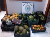 ROBOS EN EL CAMPO FRUTA Y VERDURA DECOMISADA FRUTA Y VERDURA DECOMISADA