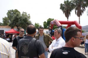 Concentración motera para la presentación del club Nazaríes Custom Motril