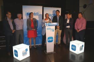 Carlos Rojas arropa a la candidatura del Partido Popular a la alcaldía de Oiartzaun