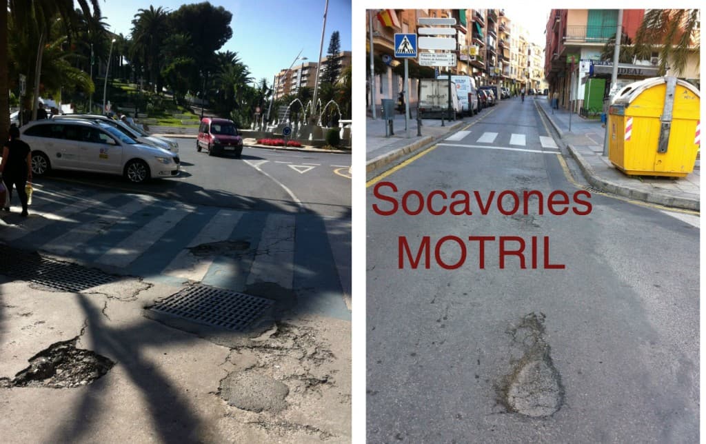 El PSOE exige un ‘Plan de Asfaltado’ para las calles de Motril