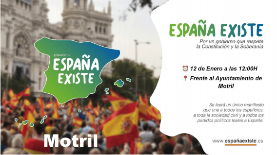 Vox se suma a la manifestación en Motril de ‘España existe’