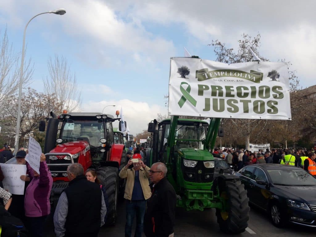 Los agricultores de la Costa se movilizan en Granada por unos ‘Precios justos para un campo vivo’