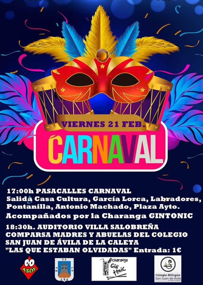 Música y color llenarán las calles de Salobreña el próximo viernes 21 para celebrar el Carnaval