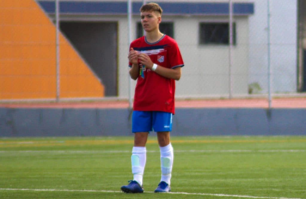 Dos jugadores de la UD Motril con la selección granadina cadete