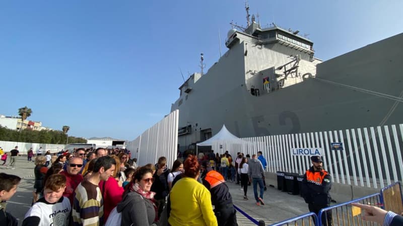Más de 6.000 personas han visitado en el Puerto de Motril el buque Castilla