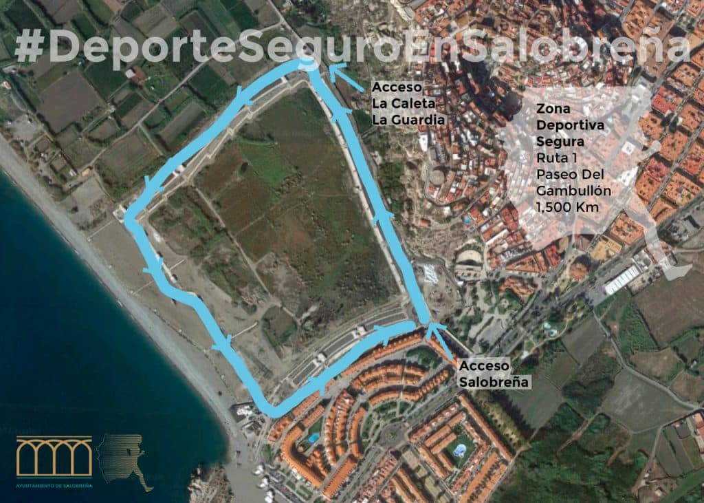 Salobreña propone 3 rutas diseñadas para practicar deporte y pasear de manera segura durante la desescadala