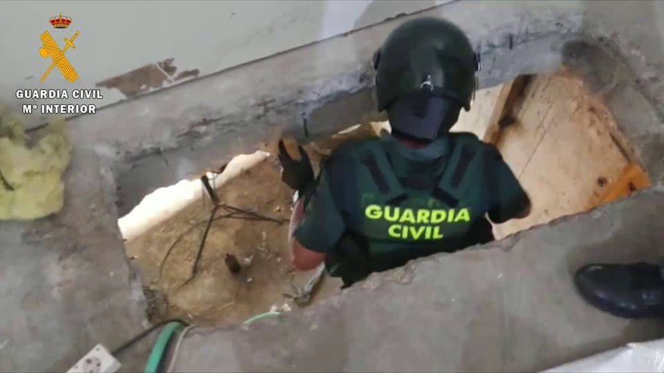 Descubren un centro de producción de marihuana debajo de los semisótanos de tres viviendas