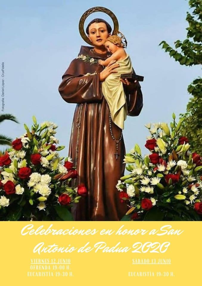 Cultos en honor a San Antonio de Padua en Motril