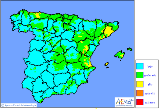 AEMET se integra en un equipo internacional para asesorar científicamente a Europa en materia de predicción del riesgo de incendios forestales