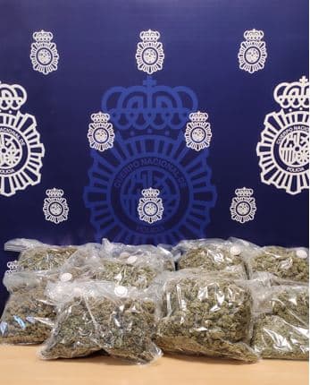 Interceptan a un varón en la A-92 con 11 kilos de cogollos de marihuana en el maletero
