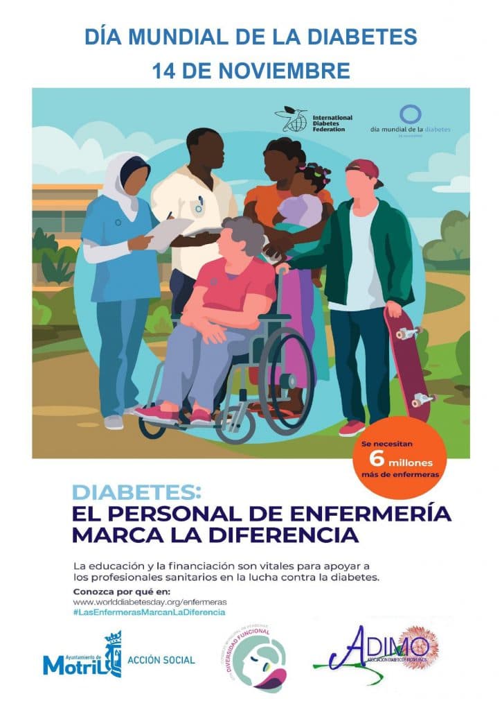 El CDT y la Fuente de la Esperanza se iluminarán de azul en homenaje al colectivo de Enfermería en el Día Mundial de la Diabetes