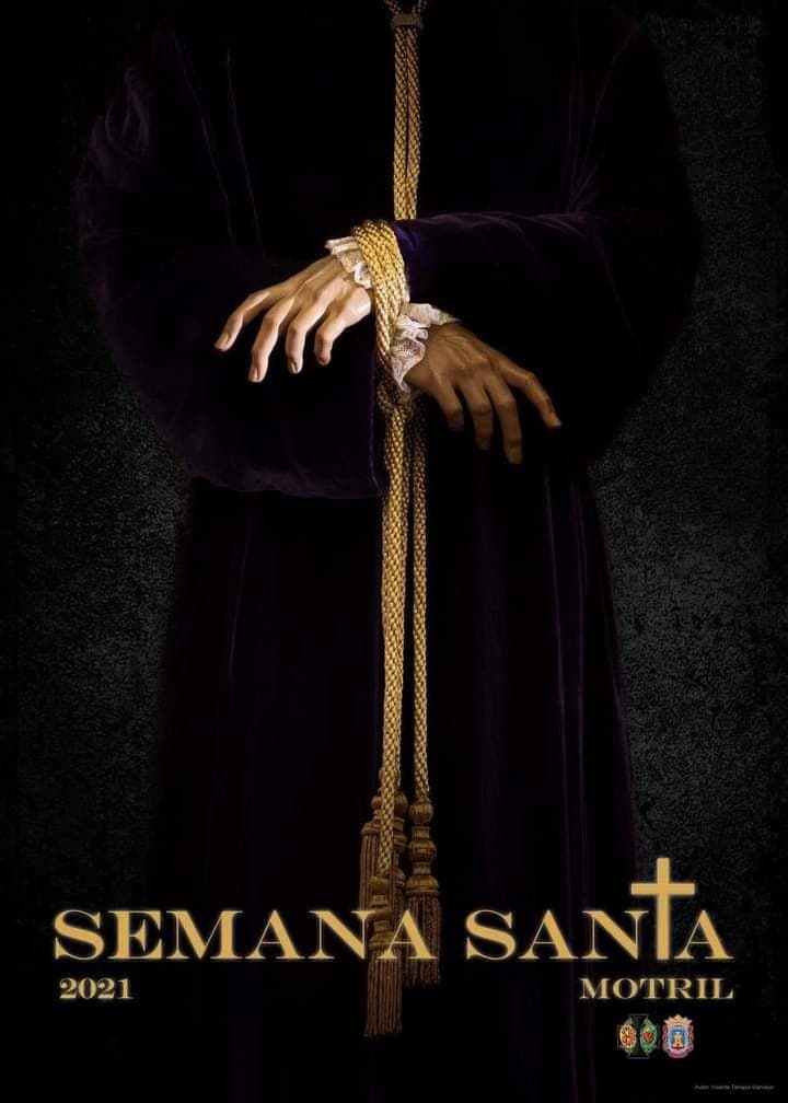 Las manos de Jesús del Perdón protagonistas del cartel oficial de la Semana Santa de Motril 2021