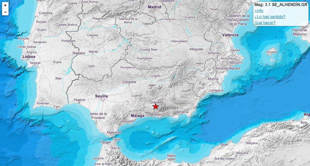 La tierra vuelve a temblar en Granada