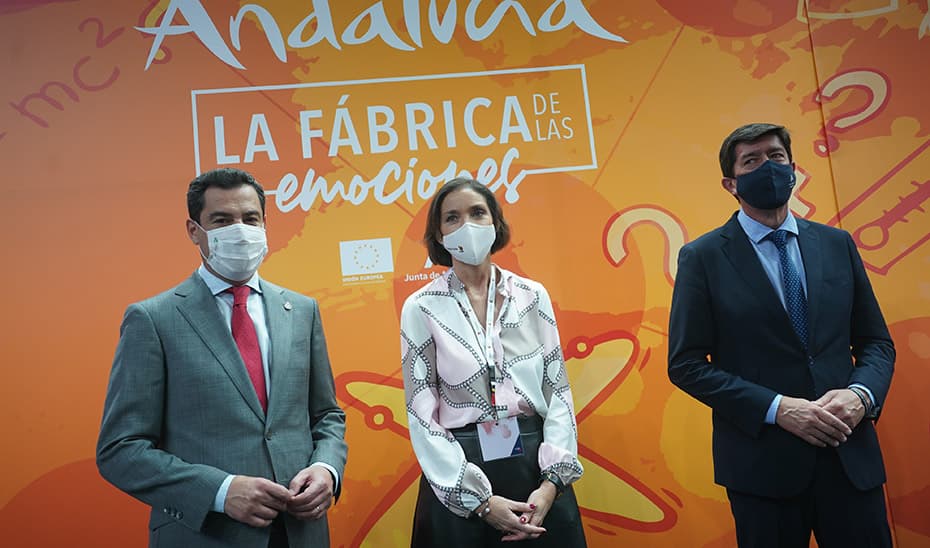 Andalucía lleva a Fitur una ‘fábrica de emociones’ segura con la previsión del 75% de vacunados en junio