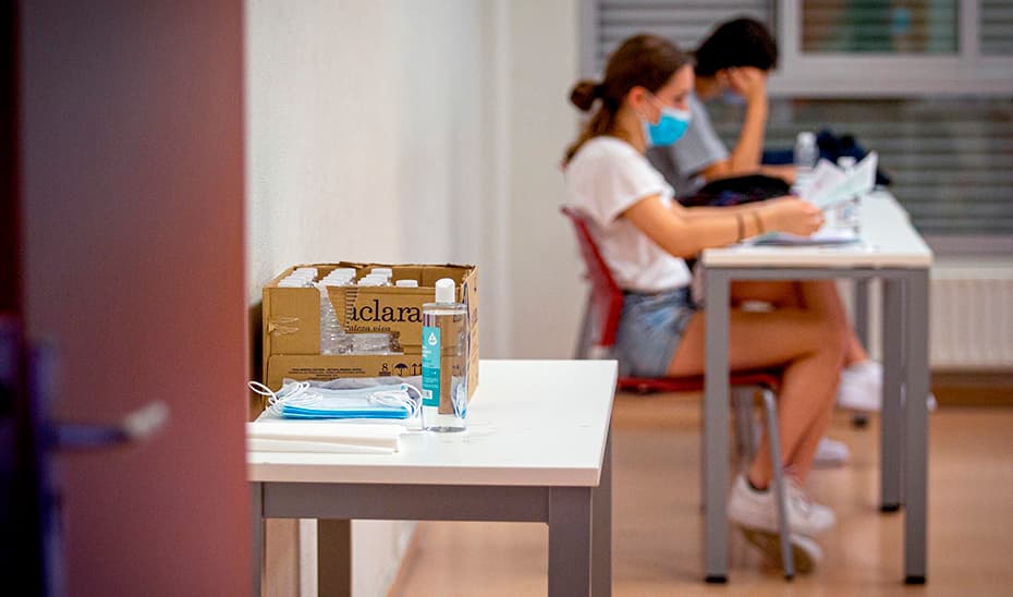 La prueba de acceso a la Universidad de este año se celebrará con el mismo protocolo sanitario contra la Covid del curso pasado