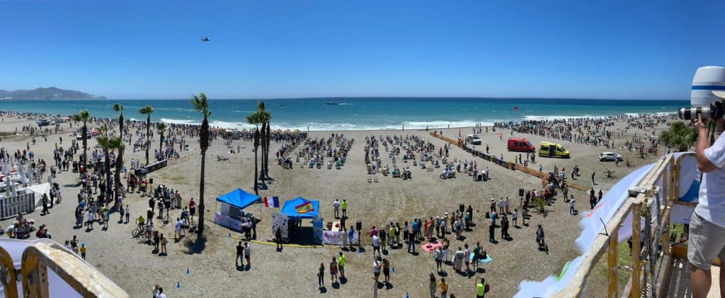 La vicepresidenta de la Mancomunidad resalta el valor del Festival Aéreo como «reclamo turístico de Motril y la Costa Tropical»
