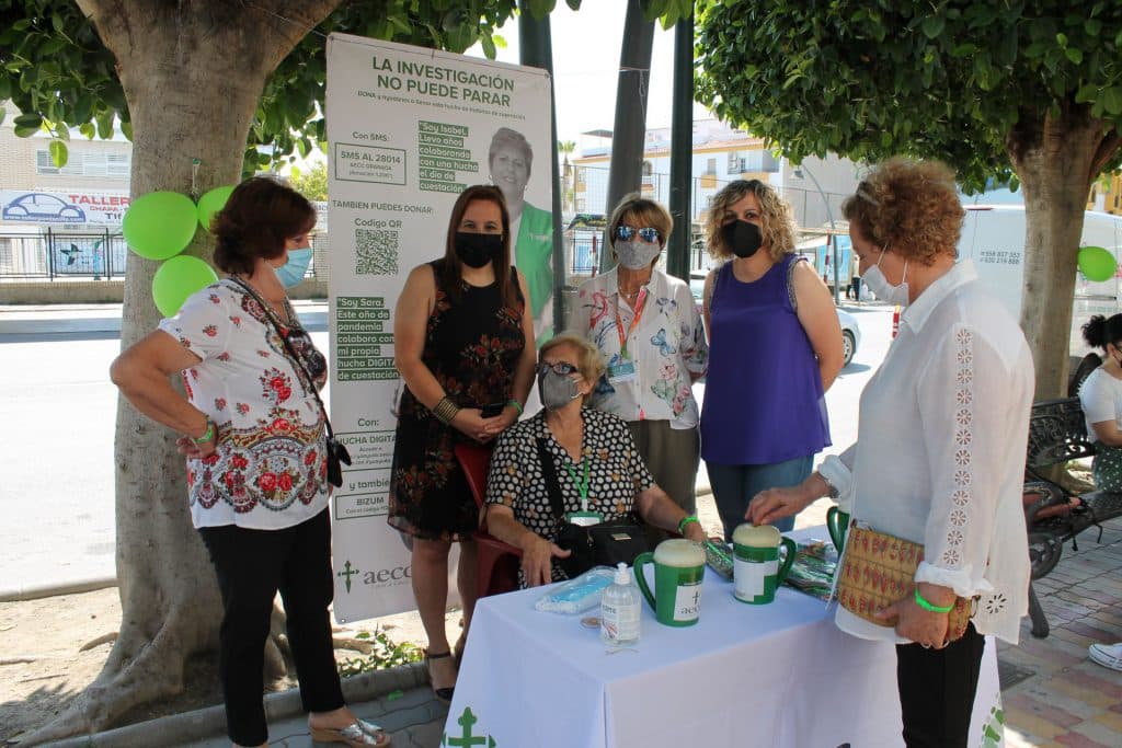 La AECC de Salobreña realiza su cuestación anual bajo el lema #laotracaradelamoneda