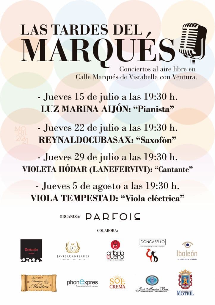 ‘Las tardes del marqués’ llevan la música a la calle en pleno centro comercial de Motril