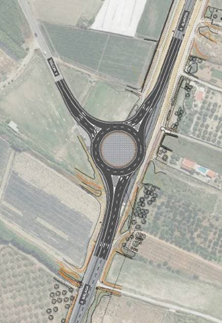 ¡Por fin! Aprobado el expediente de la glorieta en la N-340, en el acceso oeste a Motril (Haza de la Plata)