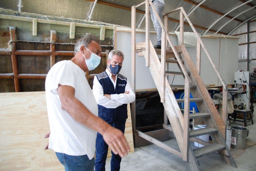 Motril, uno de los pocos puertos que cuenta con servicio de Calafate, o carpintero de ribera, de manera “estable y permanente”