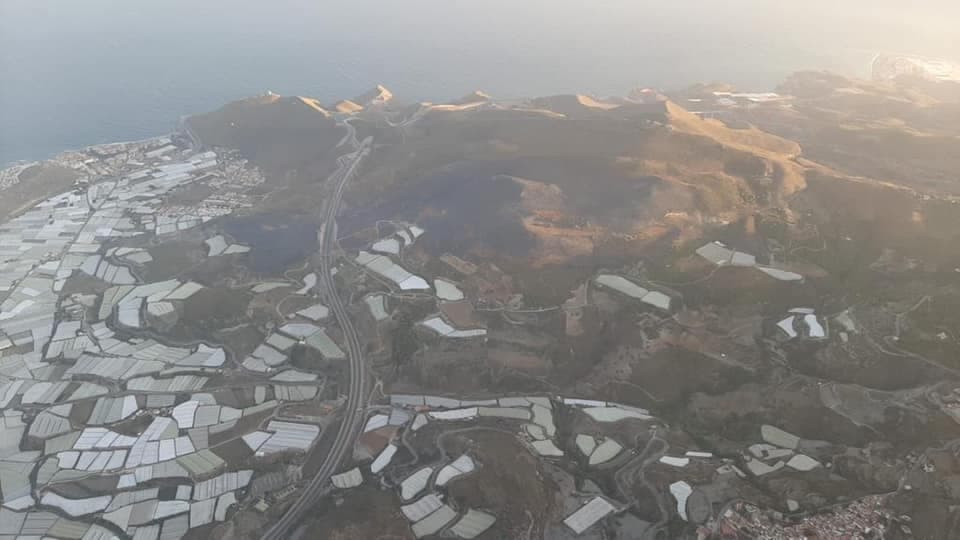 El incendio en Gualchos ha arrasado 80 hectáreas de terreno forestal