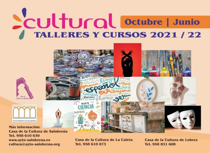 Abierto el plazo de inscripción para los talleres de “El Cultural 2021-2022” de Salobreña