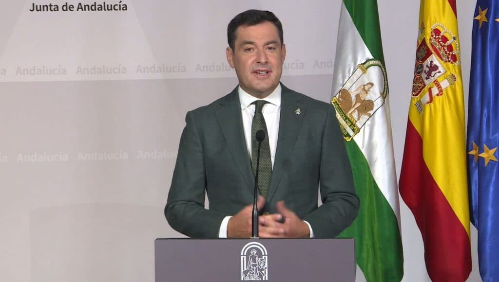 Moreno anuncia la vuelta a la normalidad en las zonas de Andalucía que están en «riesgo