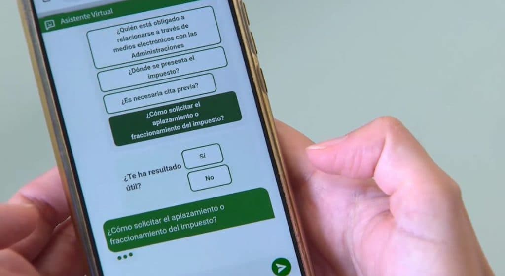 La Junta lanza un asistente virtual para resolver las dudas de los ciudadanos en materia fiscal
