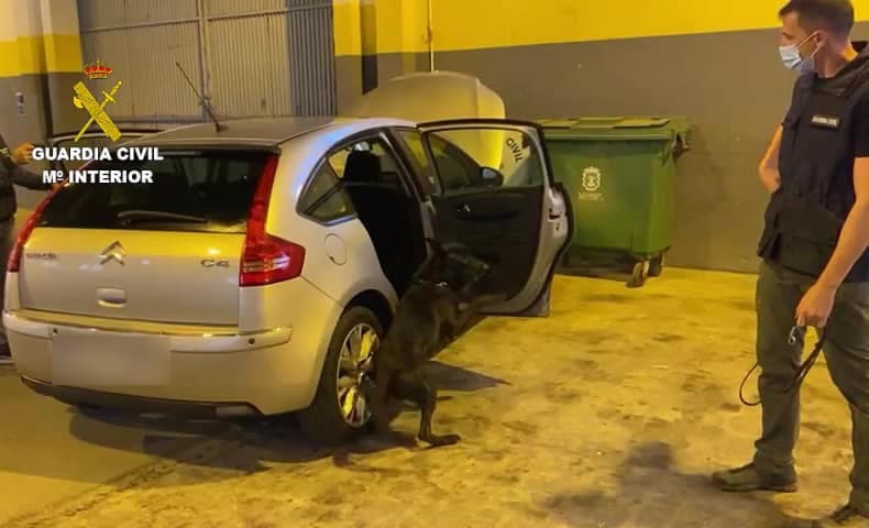 Detenido en el Puerto de Motril cuando transportaba en su coche casi 12 kilos de hachís
