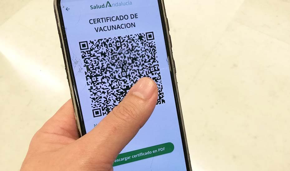 Andalucía prorroga la medida de solicitud del Pasaporte COVID para el acceso a hostelería, ocio nocturno, hospitales y centros sociosanitarios