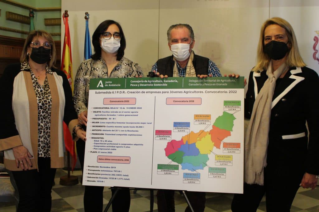 García Chamorro destaca la «apuesta de la Junta de Andalucía» por el relevo generacional en el medio agrícola