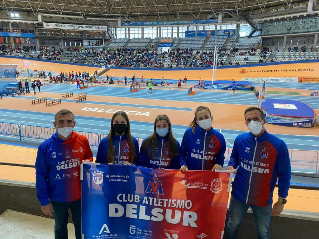 Gran actuación del atletismo DELSUR-LA PALMA en el Campeonato de España Sub18