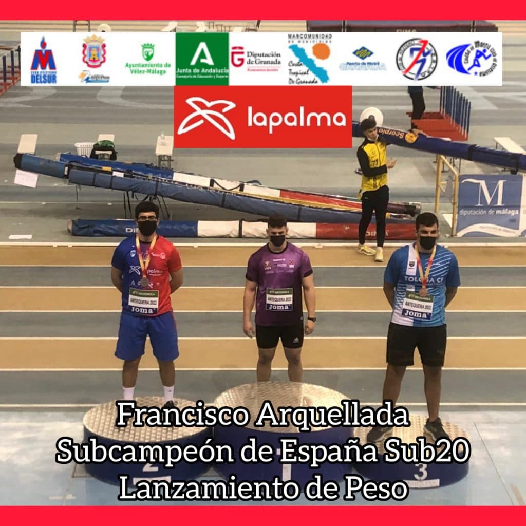 Curro Arquellada, medalla de plata en el Campeonato de España Sub20