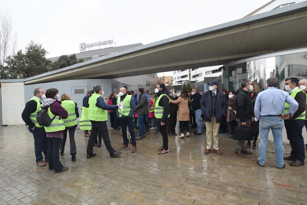 Simulacro de evacuación por emergencia en la sede central de Diputación