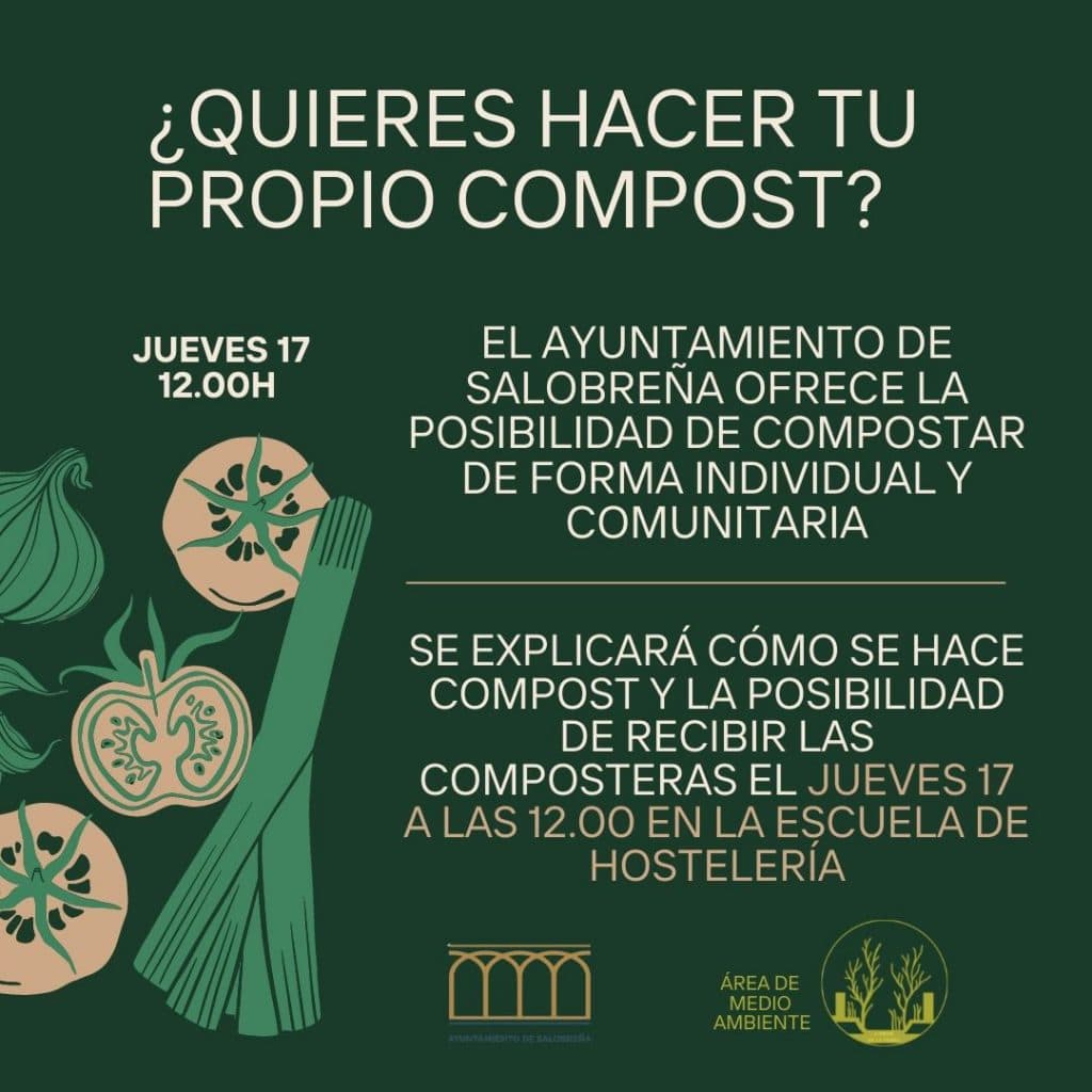 Medio Ambiente Salobreña organiza una jornada práctica sobre cómo hacer compost