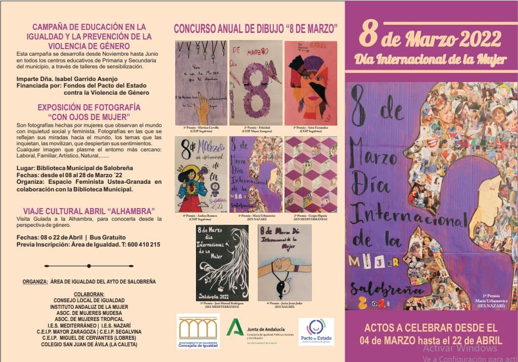 Salobreña rinde homenaje a mujeres del ámbito científico en la conmemoración del 8 de marzo 2022