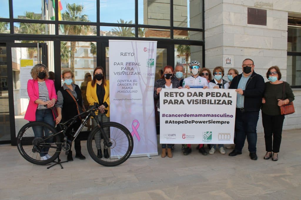 El reto ‘Dar pedal para visibilizar’ pretender dar a conocer la incidencia del cáncer de mama entre la población masculina