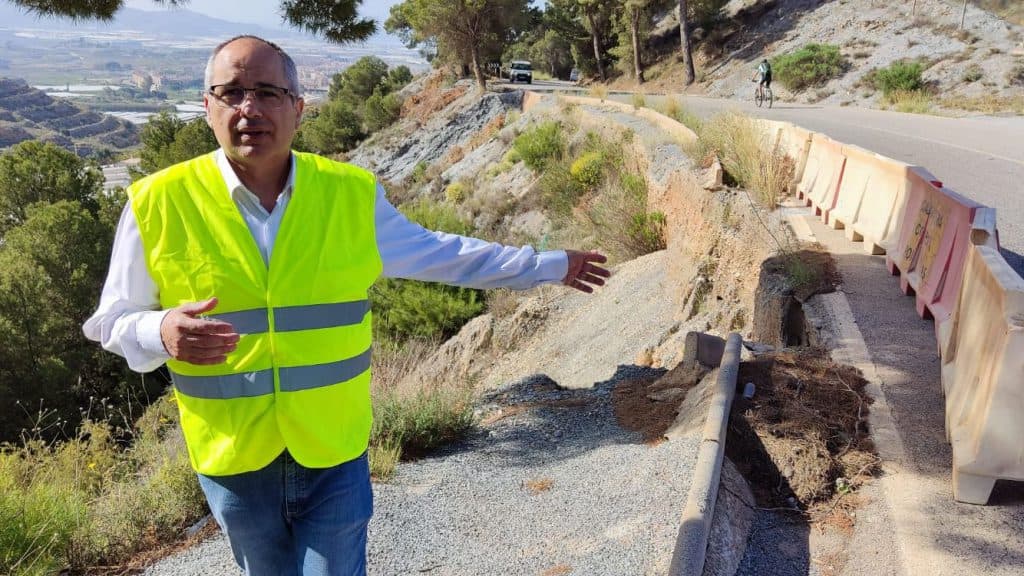Andalucía Por Sí pedirá en el Pleno «la contención de la carretera de la Gorgoracha» para evitar desprendimientos