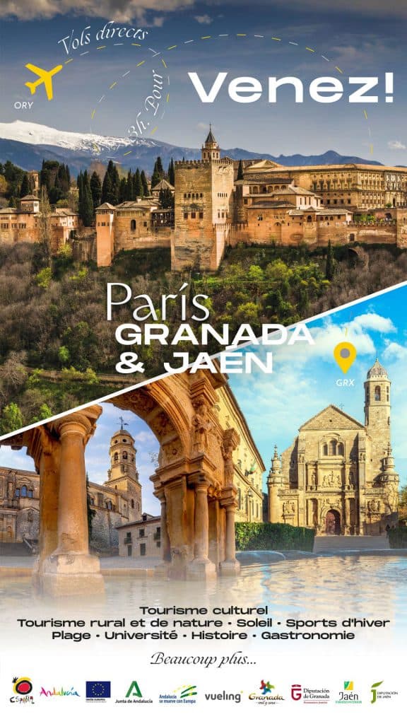 Granada y Jaén se promocionan en París para potenciar la conexión aérea recuperada