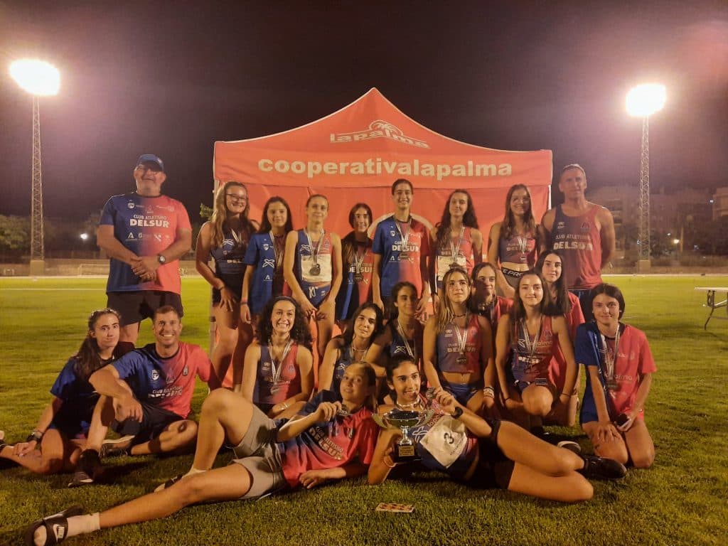 El Atletismo DELSUR–COOPERATIVA LA PALMA consigue el Subcampeonato de Andalucía en el autonómico de la categoría Sub 16