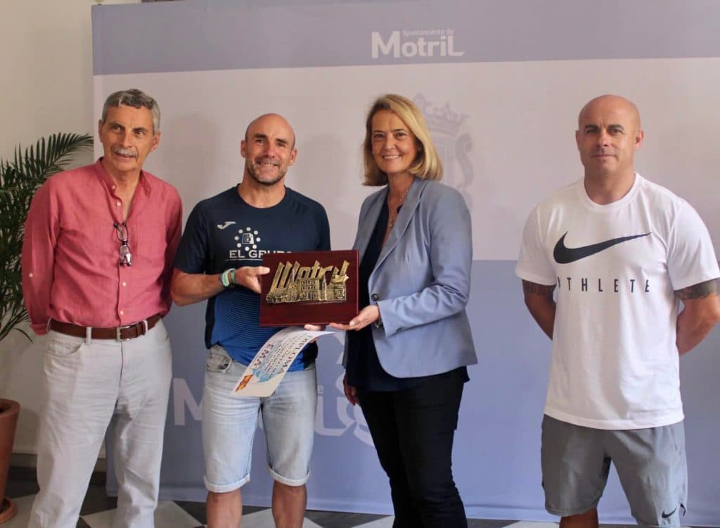 Recepción a los deportistas Juanlu L. Anaya y Hugo Gómez en el  Ayto. de Motril