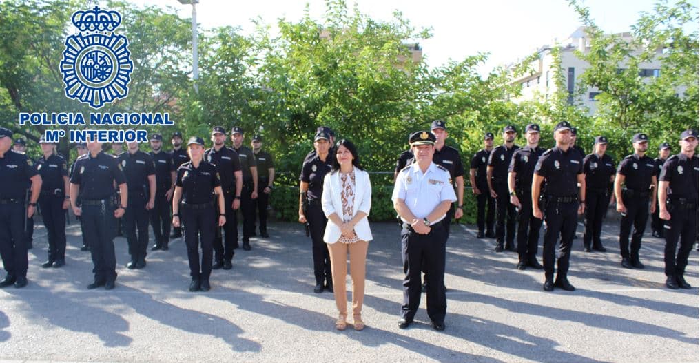 La Policía Nacional incrementa su plantilla en Granada y Motril con 52 policías-alumnos en prácticas para completar su formación