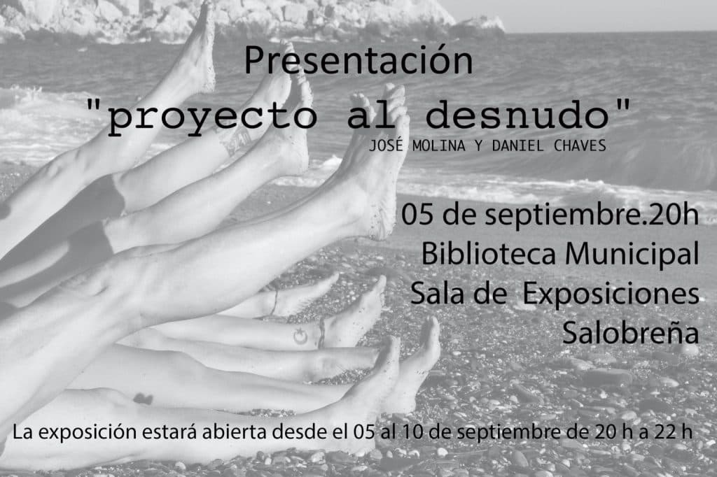 Este lunes se presenta en Salobreña la exposición ‘Proyecto al Desnudo’, una muestra del “cuerpo sencillo y al natural”