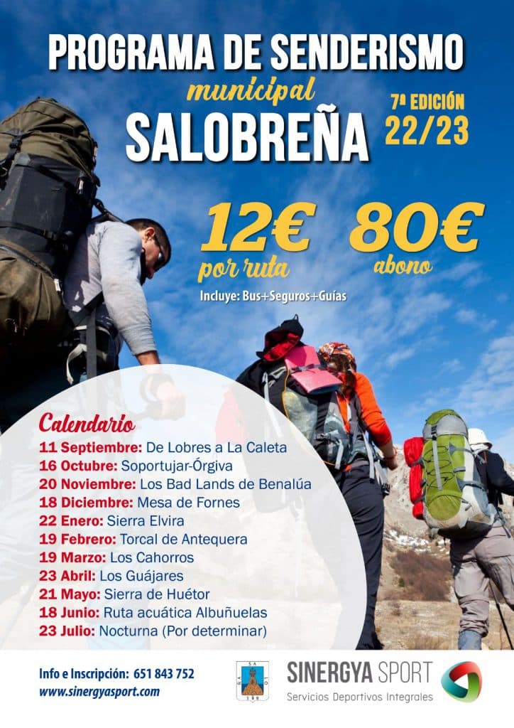 Comienza la VII edición del Programa Municipal de Senderismo de Salobreña