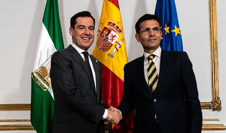Moreno muestra el firme apoyo del Gobierno andaluz a Granada como sede de la Agencia Española de Supervisión de Inteligencia Artificial