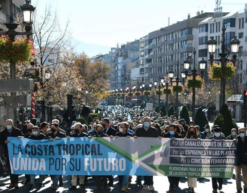 La Plataforma por las Infraestructuras de la Costa Tropical regresa a Madrid con sus reivindicaciones