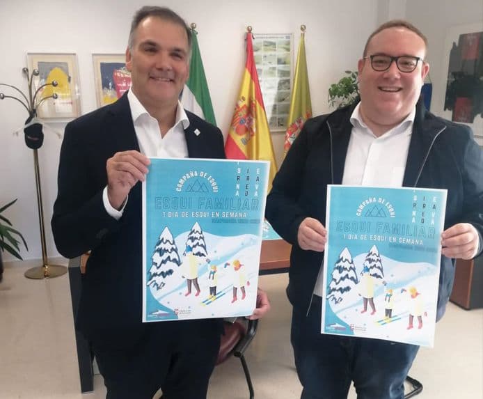 Diputación promociona la práctica del esquí entre vecinos y vecinas de pequeños municipios de la provincia