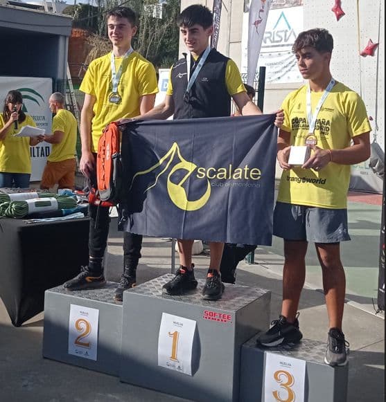 El escalador motrileño Ignacio Sánchez, vuelve a coronarse como campeón de Andalucía Juvenil de Escalada de Velocidad