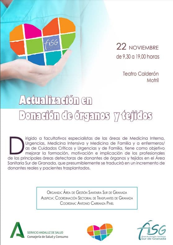 Motril celebra una Jornada de Actualización en Donación de Órganos y Tejidos